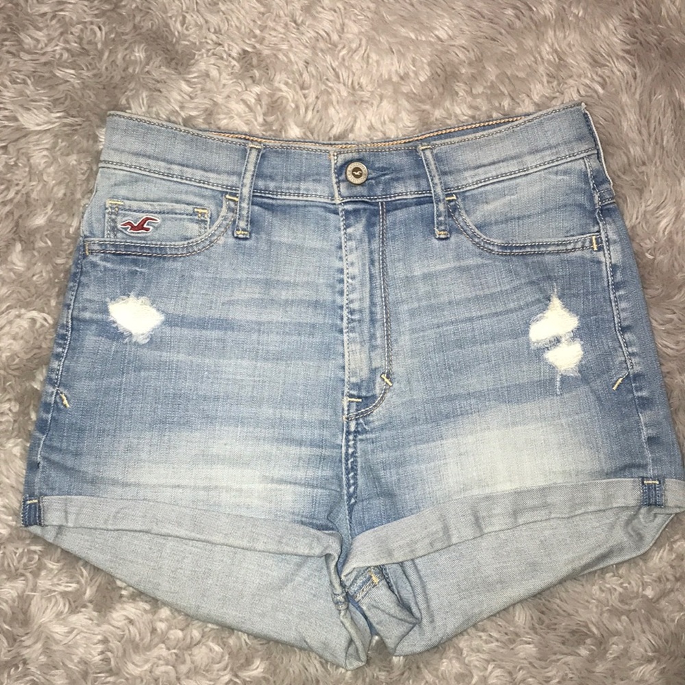 Hollister high rise jean shorts teens young adult